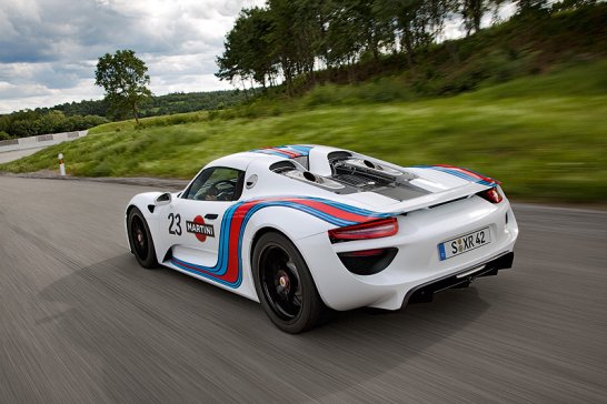 The return of the 'Martini Porsche': 918 Spyder testing at the 'Ring
