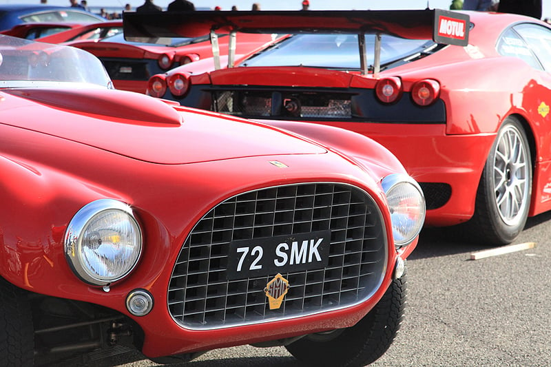 World Record-breaking Ferrari motorcade at Silverstone