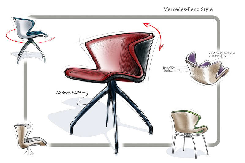 No Need to Buckle Up: Mercedes-Benz furniture collection