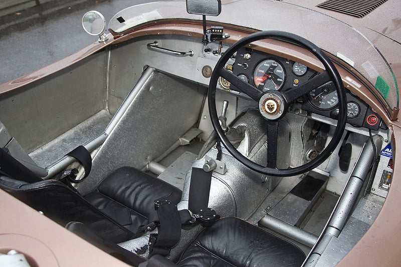 Behind the wheel of the Jaguar Heritage Racing E-type