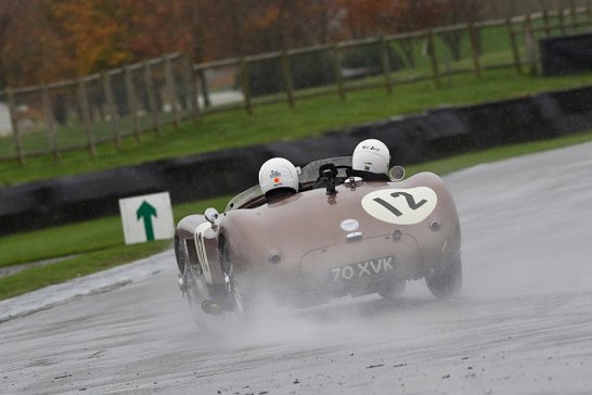 Behind the wheel of the Jaguar Heritage Racing E-type