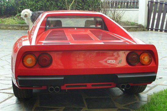 The world's largest dog... with ‘Ferrari 288 GTO’
