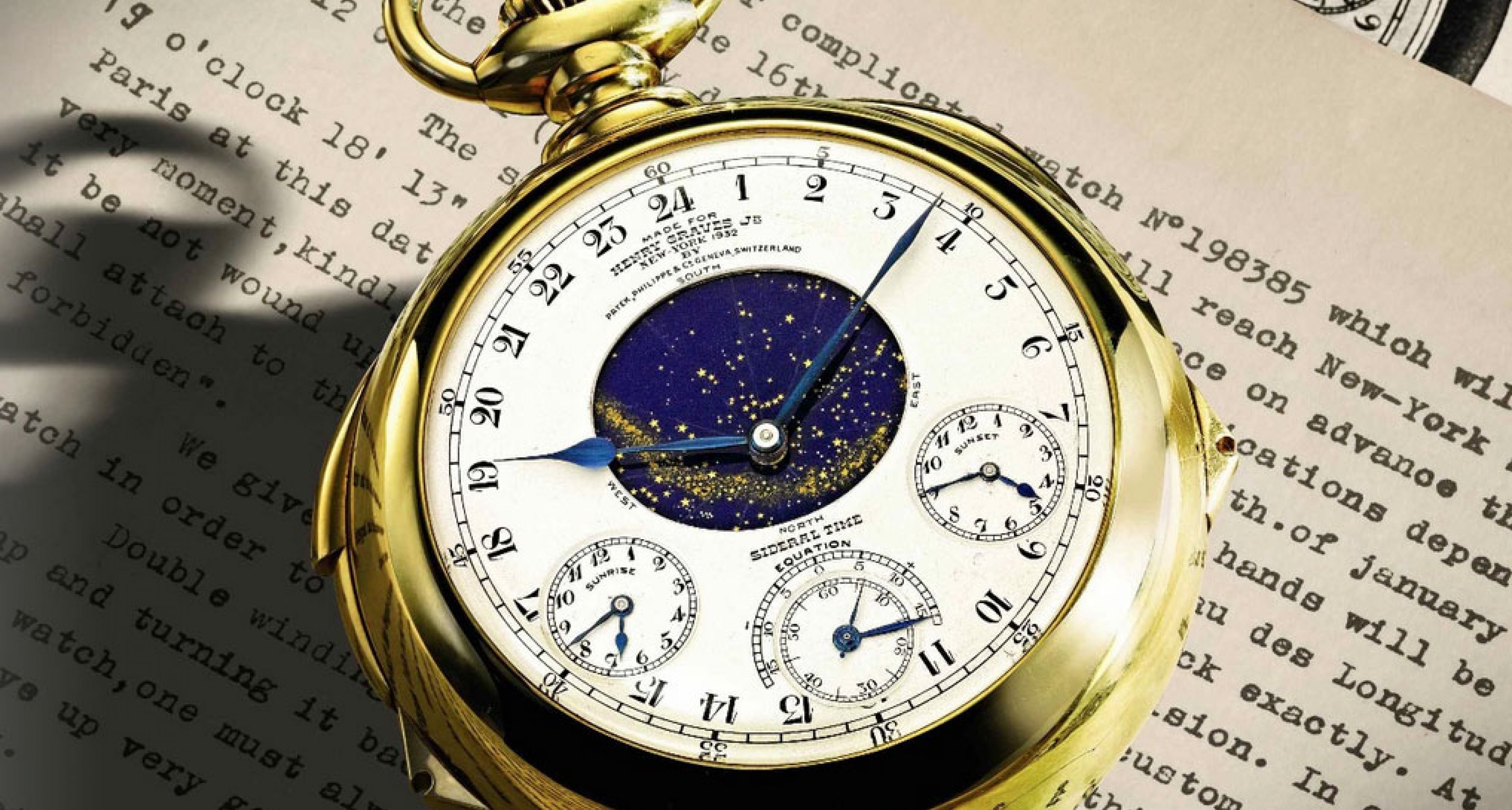 Watch supercomplication pocket Patek Philippe