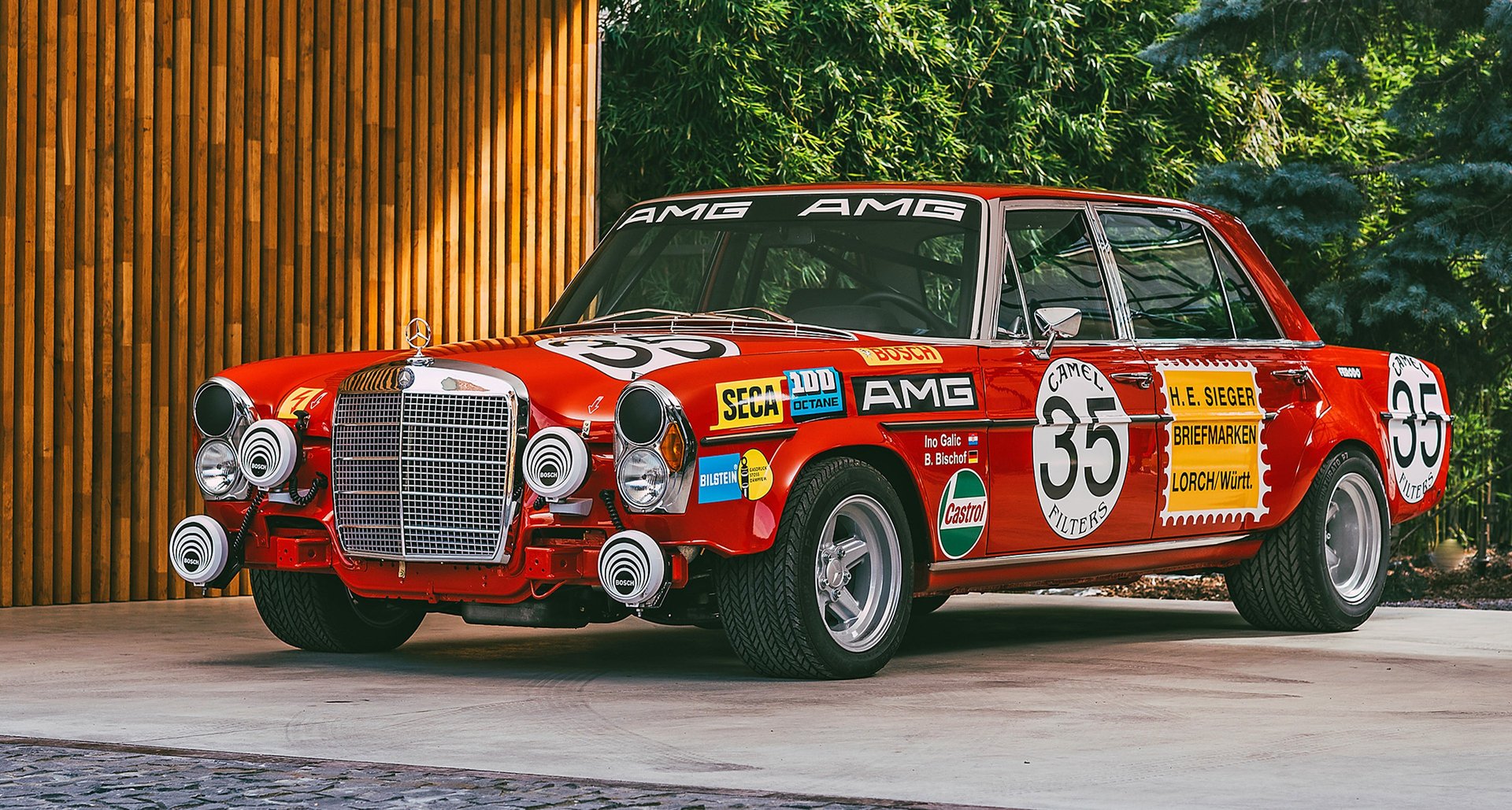 Swap digital brain rot for a blast in this mighty Mercedes Rote