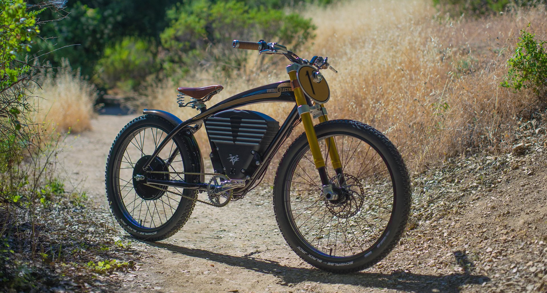Take your commute off road with the Vintage Electric Scrambler