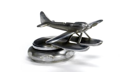 A Schneider Trophy seaplane mascot by A E Lejeune, 1931