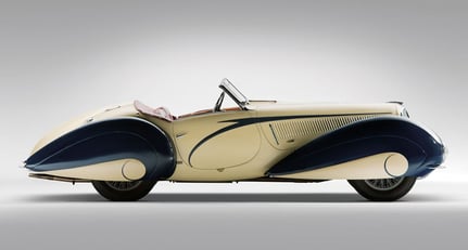 The 1935 Delahaye Torpedo Roadster bodied by Figoni et Falaschi, sold for $6.6m