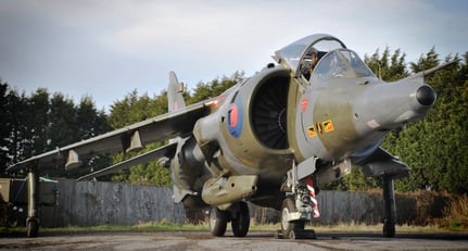 1976 Hawker Siddeley Harrier GR3 Jump Jet