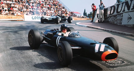 Graham &#039;Mr Monaco&#039; Hill at the 1966 Monaco GP, one of the few he didn&#039;t win