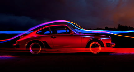 Porsche 911 „G“ in the wind tunnel