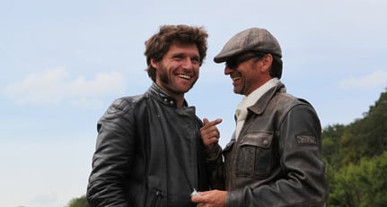 Guy Martin and Tobias Aichele