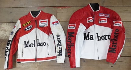 Two Marlboro McLaren Leather Jackets Classic Driver Market