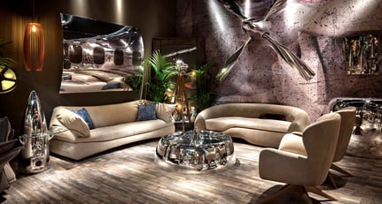 Aircraft furniture - luxury art 