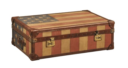 US flag trunk