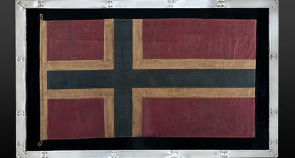 Panel Norway vintage flag - Luxury garage furniture 
