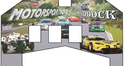 Paddock-Restaurant am Nürburgring: Fassadenneugestaltung