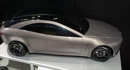 Models of future Maseratis at the Bologna Motor Show