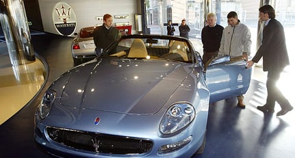 Segel-Champions zu Besuch bei Maserati