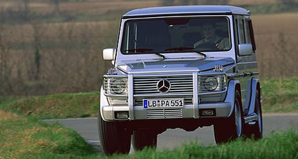 The new Mercedes G 55 AMG with V8 supercharged engine