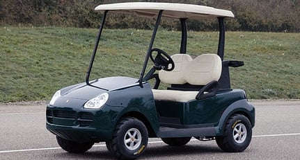 Porsche Cayenne Golfcart: Das GUV
