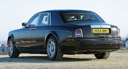 Photographic studies of the design of the new Rolls-Royce Phantom