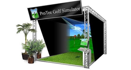 Pro Tee Golfsimulator: Home Golfing