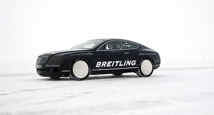 World Speed Record on Ice for Bentley Continental GT