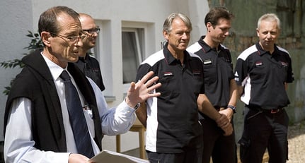 Porsche Boxster: Röhrl'sches Pylonenballett