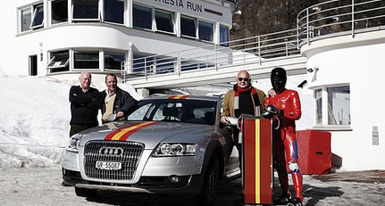 Audi A6 allroad – Safety Car for the St Moritz Tobogganing Club