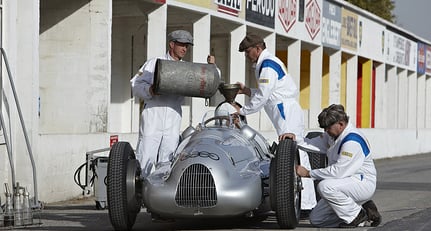 Fotostrecke: Auto Union Silberpfeile auf dem Circuit de Reims
