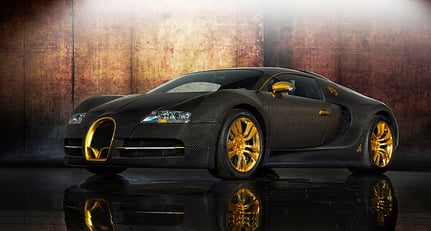 Linea Vincero d’Oro: Mansory vergoldet Bugatti Veyron