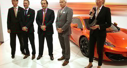 McLaren Pressekonferenz in Hamburg 