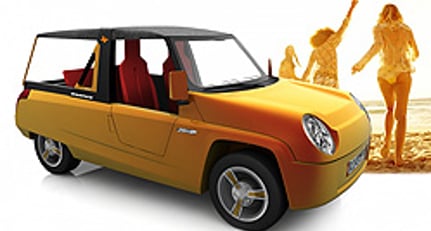 Rinspeed Bamboo: Das E-Mobil von Saint-Tropez