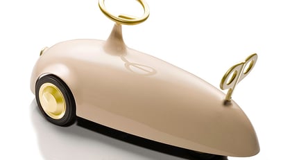 The Konstantin Beta: Bobbycar für Jetset-Babies