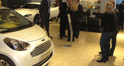 Sneak Preview: Aston Martin Cygnet in Düsseldorf