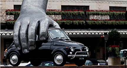 Vroom Vroom: Fiat Sculpture in the Heart of London