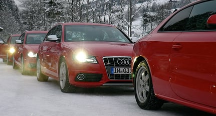 Wintertraining im Audi S4: Das Tal der Querlenker