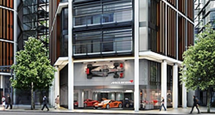 Weltweit erster McLaren-Showroom in London eröffnet