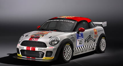 Mini Coupé Rennversion startet beim 24h-Rennen