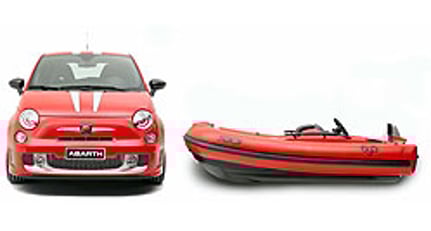 Abarth Dinghy: Knallrotes Gummiboot