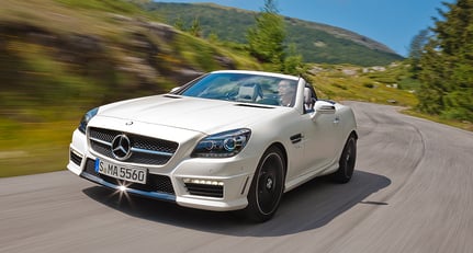 Mercedes-Benz SLK 55 AMG: Mehr Kraft, weniger Durst