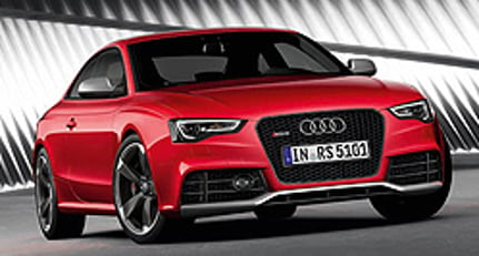 Audi RS5 mit scharfem Blick in Frankfurt