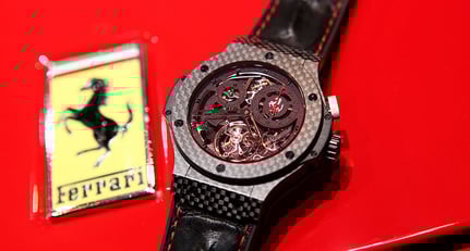 Hublot Big Bang Tourbillion Ferrari: Chrono Rosso