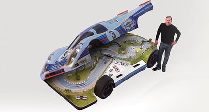 Slot Mods Porsche 917: Die innere Rennbahn 