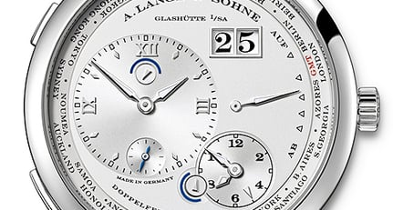 SIHH 2012: A. Lange & Söhne Lange 1 Zeitzone