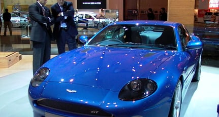 Aston Martin DB7GT launched at British International Motorshow 2002