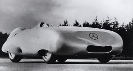 Mercedes speed record cars of the 1930s