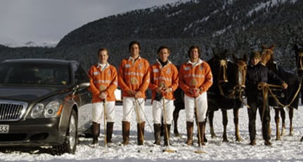 Maybach and the St Moritz Cartier Polo World Cup on Snow 2003