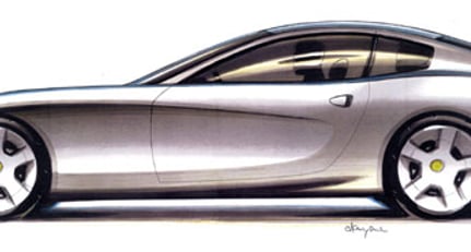 Ferrari show early design sketches of new  for 2004 2 + 2 GT car