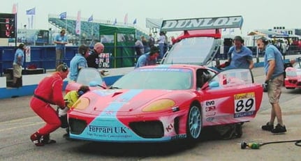 Das Rennen mit dem Team Maranello Concessionaires 2003